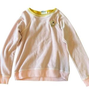 Girls size 8 Roxy crewneck. Super cute pale pink with a palm tree on the front